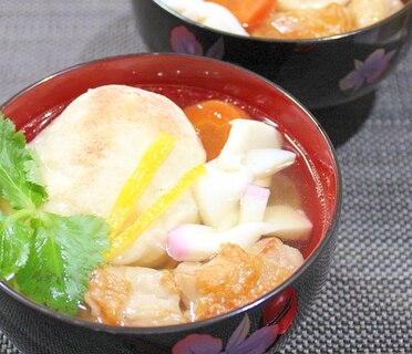 マ・ローニエプロ☆こんがり鶏肉と焼き餅のお雑煮